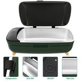 Contact Lens Washer Ultrasonic Jewelry Cleaner Bath For Watches Glasses Denture Teeth Makeup Brush Cleaner EU Plug