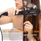 Steam Hair Straightener Brush Titanium Ceramic Flat Iron Professional Electric Hair Comb Fast Hair Styling Straightening Iron