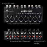 Mini Stereo 8 Ways Non Source Sound Mixture/Needn't Power Supply, Stereophonic Audio Frequency Sound Mixture