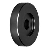 45 RPM Record Turntable Adapter Aluminum Large Hole Conversion Sheet Vinyl Black Clamp Adapter for Most Big Hole Records