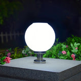 Solar Garden Light Solar Lawn Light LED Courtyard Light Garden Lighting Landscape Round Solar Column Headlight