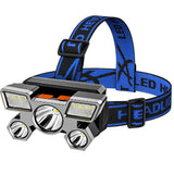 USB Rechargeable Portable Flashlight Lantern Headlamp 350LM LED Headlamp USB Rechargeable Waterproof Outdoor Fishing Headlight