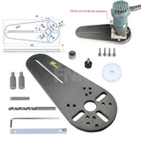 NEW Circle Cutting Jig for Bosch Makita Electric Hand Trimmer Wood Router Woodworking Milling Circle Milling Groove