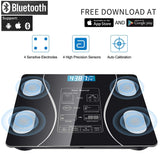 Bluetooth Body Scale Bathroom Scales BMI Body Weight Scale Smart Digital Electronic Scale Body Composition Analyzer