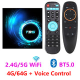 T95 6K H616 Quad Core Media player Play  Android 10  2.4g & 5g Wifi Bluetooth 5.0 4g 16g 32gb 64gbMedia Player
