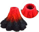 Aquarium Volcano Fish Tank Bubbler Decorations Resin Volcano Ornament for Aquarium Decoration