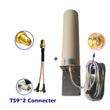 Outdoor Antenna 4G 3G GPRS  High Gain  Omni-Directional TS9 CRC9 Adapter 5m Cable Wide Band for Signal Booster Repeater Extender
