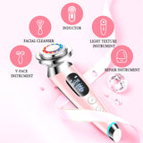 2021 NEW RF Photon Therapy Face Eye Viration Massager Face Lifting Tightening Beauty Machine V Face Wrinkles Removal Tools