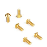 Dropship-6Pcs Titanium TC4 Bolts M5X12mm Hex Head for Bicycle Bottle Cage Install T MTB Mountain Bike Ti Parts Screws
