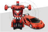 Transformation Robots Electric RC Car Sports Vehicle Model Toys Remote Outdoor RC Deformation Cars Kids Toys Boy Birthday Gift