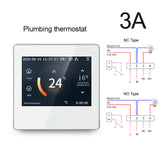 APP Remote Control WiFi Smart Thermostat Voice Control Energy Saving Temperature Controller 9 Languages Water Electric Heating