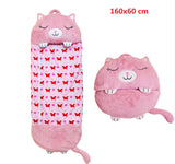 Sleeping Bag Sleep Sack Animal Plush Pillow Boy girl Shark Blanket Kids Sleep Bag For Napper Boys Girls Birthday Gifts