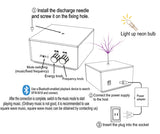 Flat-panel Bluetooth Music Tesla Coil High Frequency High Voltage Pulse Test Apparatus/Scientific Experiments