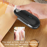 Mini Bag Sealer, Handheld Heat Sealer Portable Bag Sealer USB Rechargeable Travel for Kitchen Food Snack
