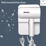 GMDQ Hot&Cold Wind Blow Hair Dryer Electric Wall Mount Bathroom Hotel Negative Ion Blower with USB Bracket
