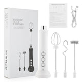 Electric Milk Frother Mini Foam Milk Blender Milk Beater Foam Machine Portable Cappuccino Coffee Mixer Foamer Kitchen Wireless
