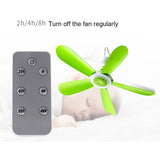 5W Remote Control Timing USB Ceiling Fan Air Cooler USB Fans for Bed Camping Outdoor Hanging Camper Tents Hanger Fan 2.4m 19QE