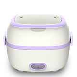 2020 New MINI Rice Cooker Thermal Heating Electric Lunch Box 2 Layers Portable Food Steamer Cooking Container Meal Lunchbox Warm