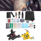 Complete Tattoo Kit Practice Skin Coil Tattoo Machine for Beginner for Tattoo Salon