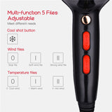 CkeyiN Professional Hair Dryer Low Noise Blow Dryer Ceramic Blade Electric Hair Clipper Cordless Corded Dual Use Hair Trimmer