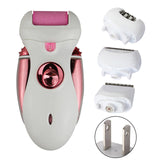 4 in1 Women Epilator Electric Female Face Fair Removal Lady Shaver Mini Trimmer Body Leg Depilatory Manicure Grinder