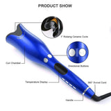 Multifunctional Automatic Hair Curler Ceramic Infrared Heating Auto Rotating LCD Display Curling Iron Styling Tool US EU plu