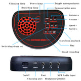 Silicone Electronic Drum Set Portable Roll Up Practice Pad Electric Drum Set with Speaker Pedals for Kids Beginner Birthday Gift