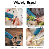 5400MAh DIY Cordless Hot Melt Glue Gun With 20/50/100pc Glue Sticks Copper Nozzle Rechargeable Hot Glue Gun Craft Repair Tool