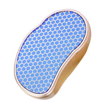 Foot File Remove Dead Skin Glass File and Rub Foot Board Nano Glass Foot Grinder (Rosy Golden)