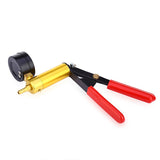 DIY Brake Fluid Bleeder Tools Hand Held Vacuum Pistol Pump Tester KitAluminum Body Pressure Vacuum Gauge Multi-functiona