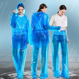Women Raincoat Raincoats & Rain Pants Rain Clothe Covers Random Rainwear Disposable Waterproof Hooded Men's Rain Coat Cloak