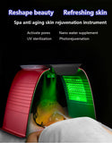 New LED Hot and Cold Spray Spectrometer Phototherapy Color Light Skin Rejuvenation Instrument Nano Repair Skin Beauty Apparatus