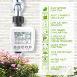 Garden Watering Timer Lcd Display Electronic Automatic Irrigation Controller Intelligence Valve Watering Control Device System