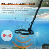 3.35-inch LCD Outdoor Metal Finder Underground Metal Detector Treasure Finder Handheld Gold Digger Hunter Sensitivity Adjustable