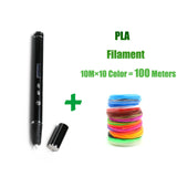 Lihuchen 3D Pen RP900A DIY 3D Printing Pen Support  ABS/PLA Filament 1.75mm Creative Toy Gift For Kids Design Drawing