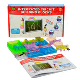115 Pcs Electronic Building Blocks Science Exploration Kits Educational Toy DIY Integrated Circuit for Kids Teenagers Adults