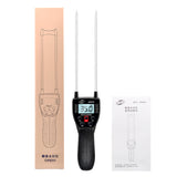GM650 Grain Moisture Meter Hygrometer Digital Moisture Meter For Corn,Wheat,Rice,Bean,Barley,Fodder,Rapeseed Seed 14 Kinds 40%