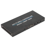DVI HDMI Video Wall Controller Video splicer 2X2 HDMI VideoWall Processor controller HDMI Screen Splitter 1080P@60Hz