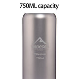 WIDESEA Full Titanium Camping Water Bottle Sport Bottle Camping Sports Water Bottle For Camping Cycling Outdoor Sports