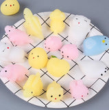 JY 50Pcs/lot Creative Cute Animal Pinch Music Tricky To Pinch Ball Decompression Vent Balls Languotu