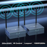 660ft Wireless HDMI Video Transmission Wireless TV HDMI Receiver ( Only RX ) With IR WIFI Antenna Extender Kit 200m