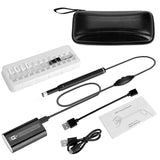 F170 Black 5.5mm ear cleaner otoscope wifi otoscopio medical wireless ear tunnel camera ear pick ear picker with black gift box