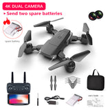 Mini Foldble Drone 4K/1080P HD Dual Camera Professional Aerial Photography Quadcopter FPV Helicopter Toy Vedio Recording