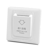 2 Set Card Hotel House Guest Room Wall Reader Switch Energy Saving Insert Key-30A &amp; 40A