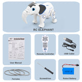 K9 Intelligent Dinosaur Fighting Robot Infrared Remote Control Programmable Touch-sense Music Dance Toy for Kids LE NENG TOYS