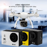 4K 30FPS 16MP Action Camera Full HD 1080P 60fps Waterproof Cam Wifi Camcorders 170D Mini 2.0" LCD Video Sport Camera 2020 New