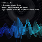 Top Deals Mini Portable 1080P Projector HDMI Home HD Cinema Projector For Iphone Android Switch Game Console Black US Plug