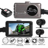 SE100 Full HD 1080P Motorcycle DVR Camera 3.0" Front Rear View Dual Lens Video Recorder Motorbike Night Vision Dashcam
