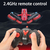 2021 New Double-Sided 360° Rotating And Tumbling Stunt Car Twisting Car 2.4G Charging Robot RC Cars Toys Children Gift