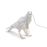 Bird Table Lamp Italian Seletti Bird Lamp Modern Resin Crow Desk Lamp for Living Room Bedroom Light Wall Sconce Home Art Decor